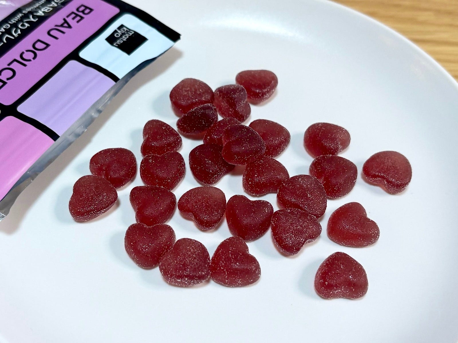 ハートの形がかわいい！