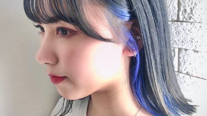 暗髪×インナーカラーにきゅん★人気の組み合わせを知りたいっ - モデルプレス