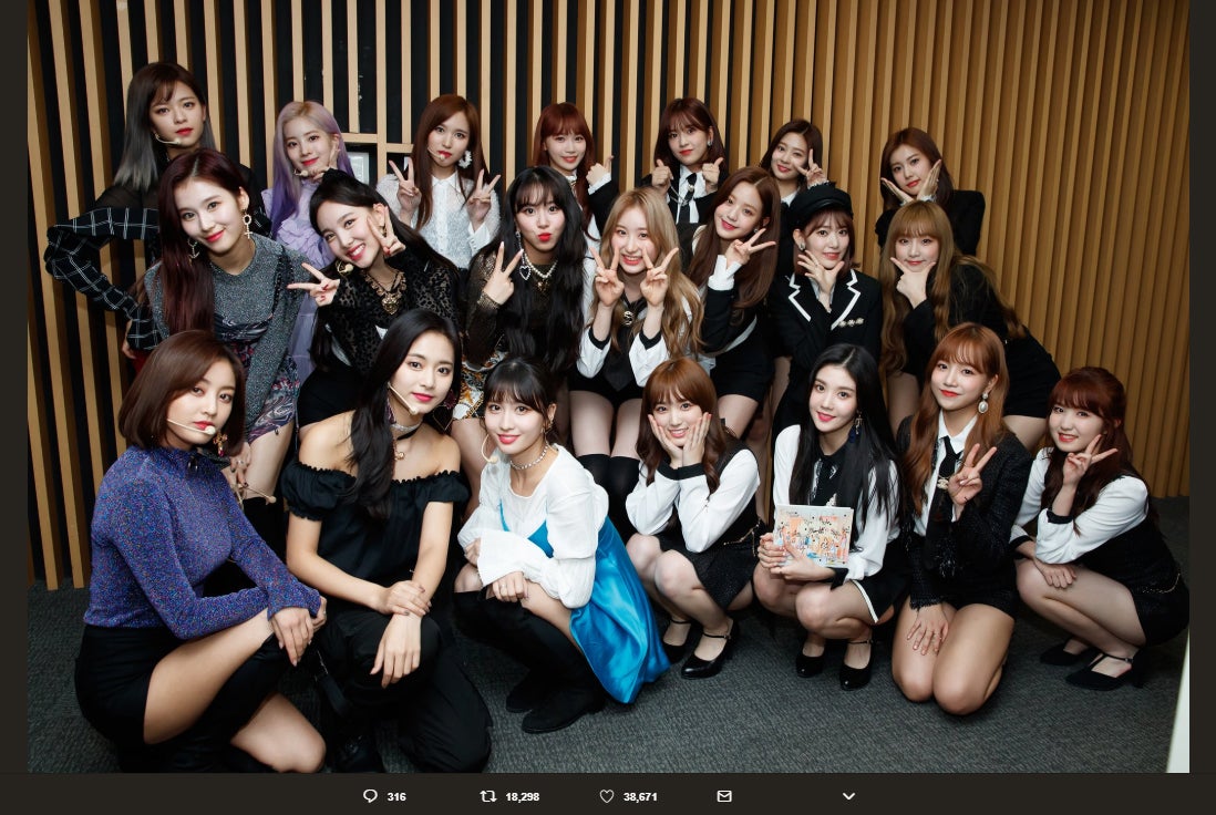 TWICE＆IZ*ONEの集合ショットに反響殺到「美人しかいない」「歴代級」