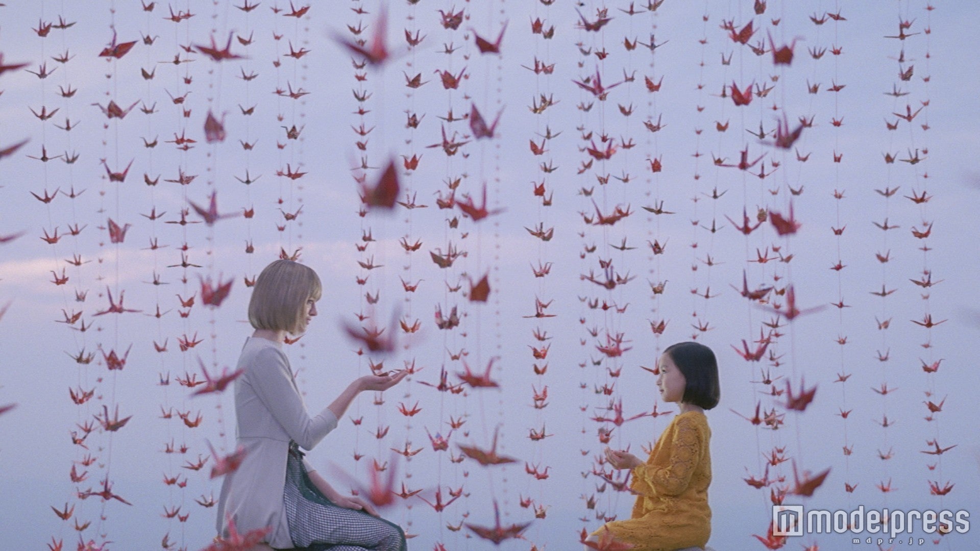 「日本のひととき」折り鶴篇（画像提供：JT）