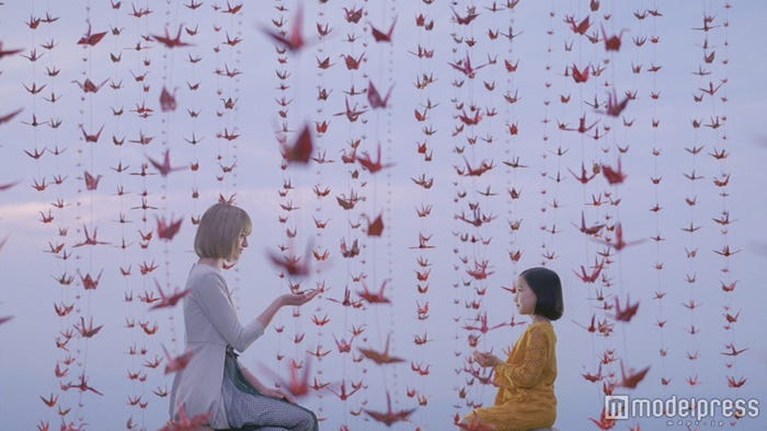 「日本のひととき」折り鶴篇(画像提供:JT)