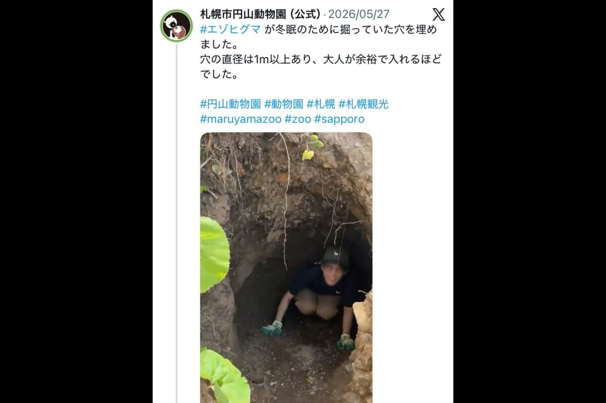 札幌市円山動物園公式X