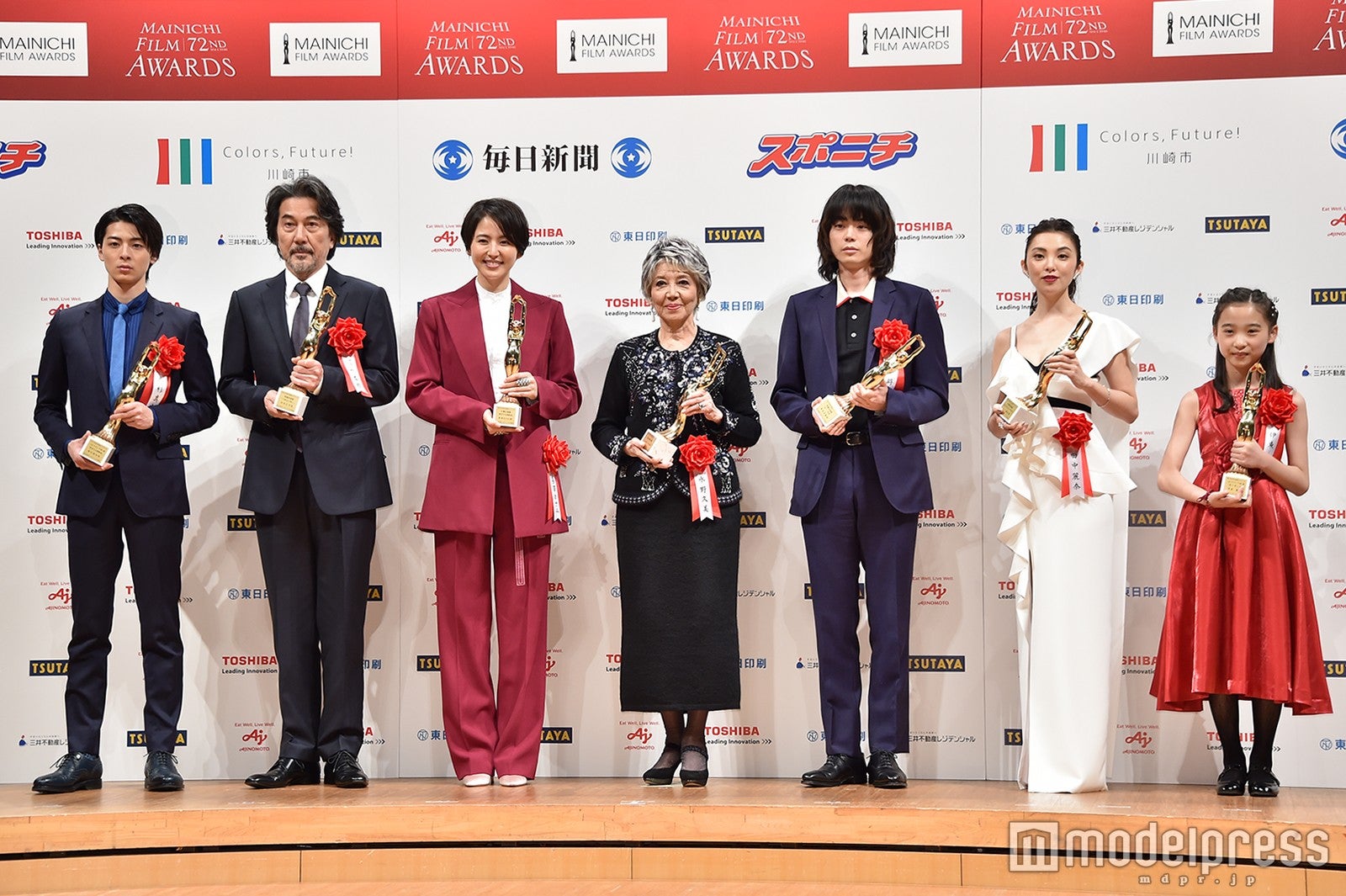「第72回毎日映画コンクール」受賞者（C）モデルプレス