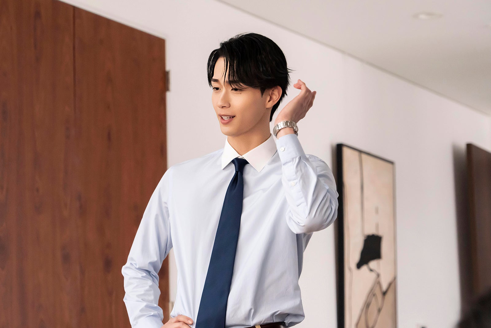 野村康太／「風間くんのお悩みだゾ！」篇メイキングより（C）臼井儀人／双葉社・シンエイ・テレビ朝日・ADK