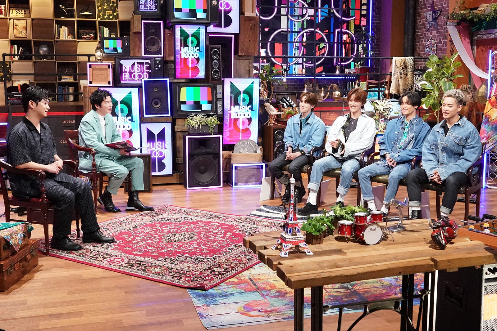 千葉雄大、田中圭、吉野北人、中本悠太、川村壱馬、三山凌輝（C）日本テレビ