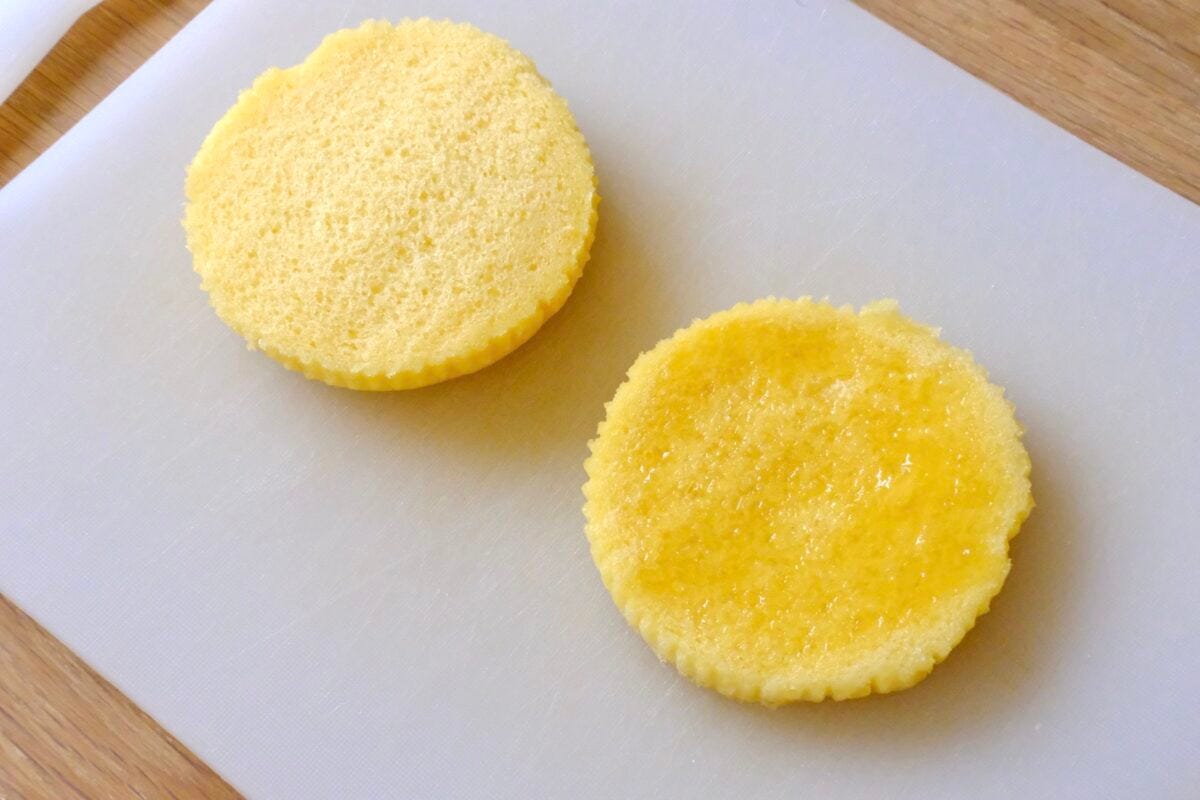 たまご蒸しパンアレンジ