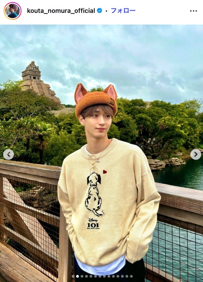 野村康太Instagramより