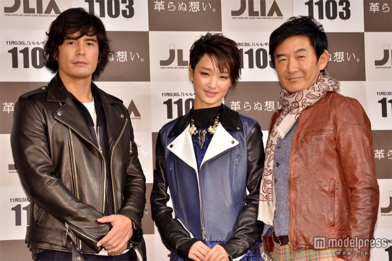 左から：伊藤英明、剛力彩芽、石田純一