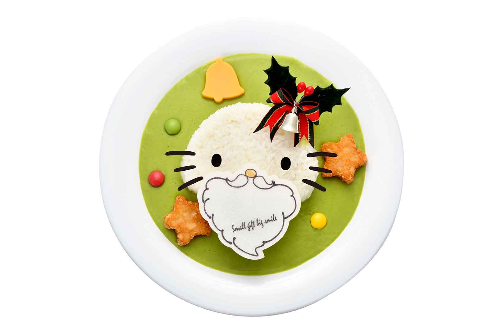 サンタキティのクリスマスリースカレー（C）2017 SANRIO CO., LTD.