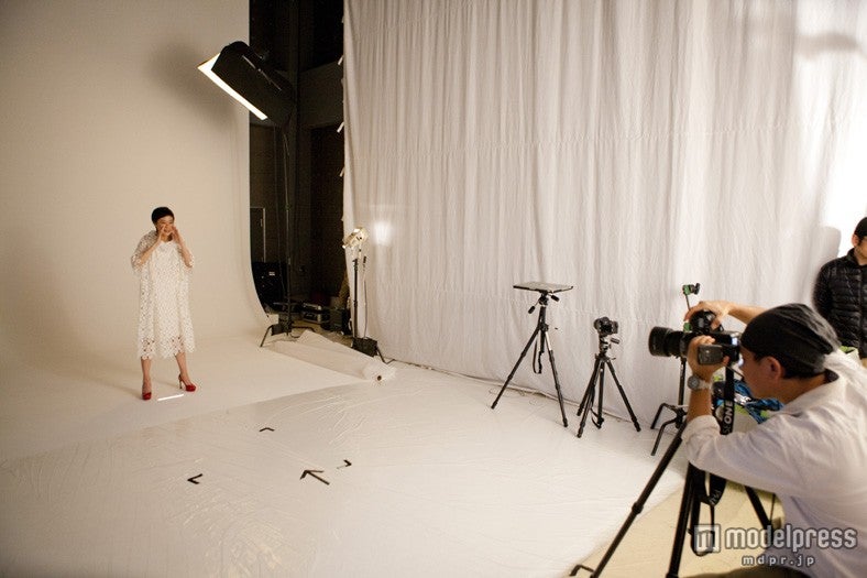 蒼井優／資生堂「フルメーク　ウォッシャブル　ベース」新CMメイキングショット