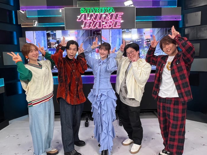 徳井青空、岩井勇気、久保ユリカ、天津飯大郎、仲村宗悟(C)AbemaTV,Inc.