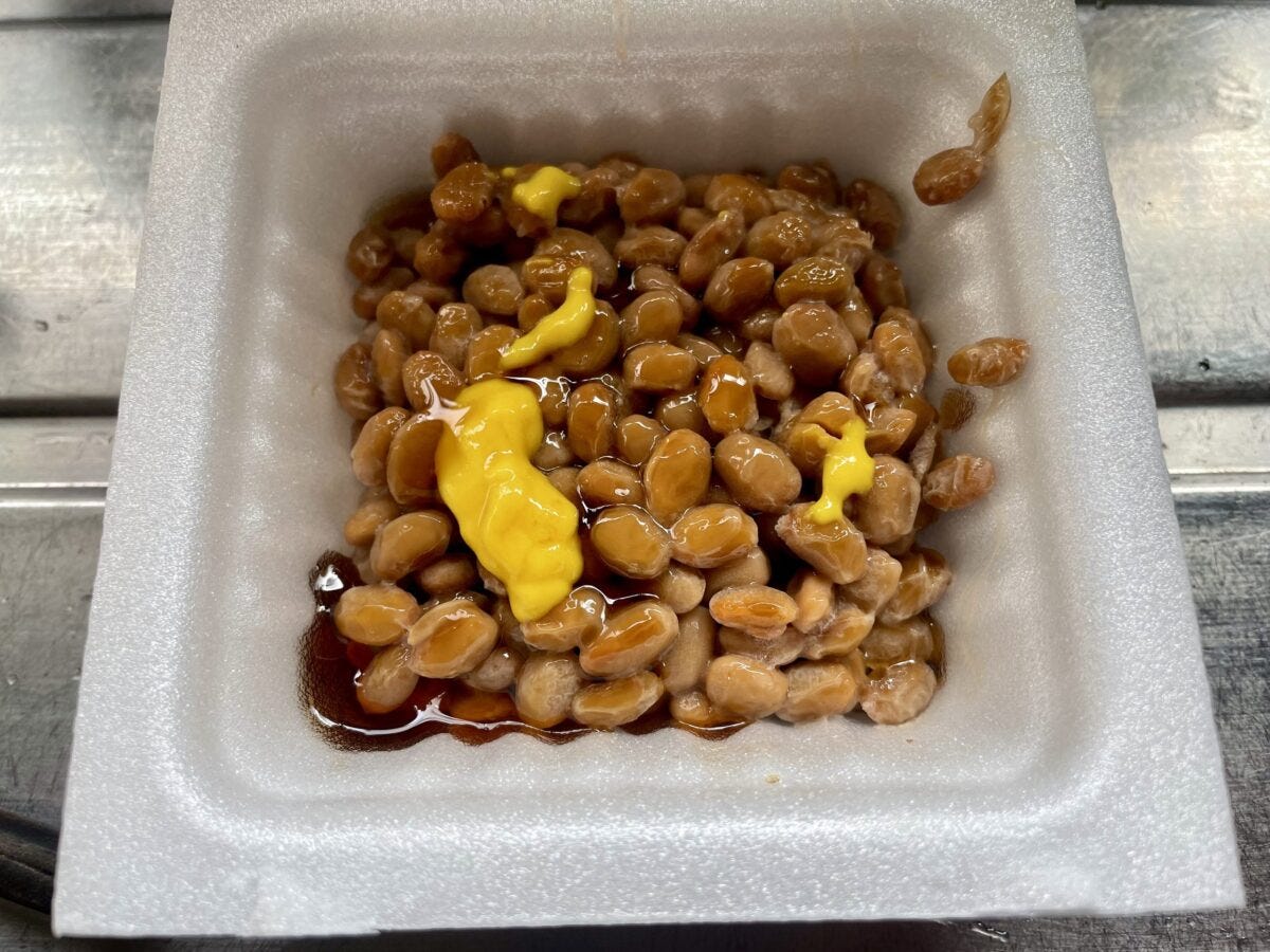 納豆クリームパスタ