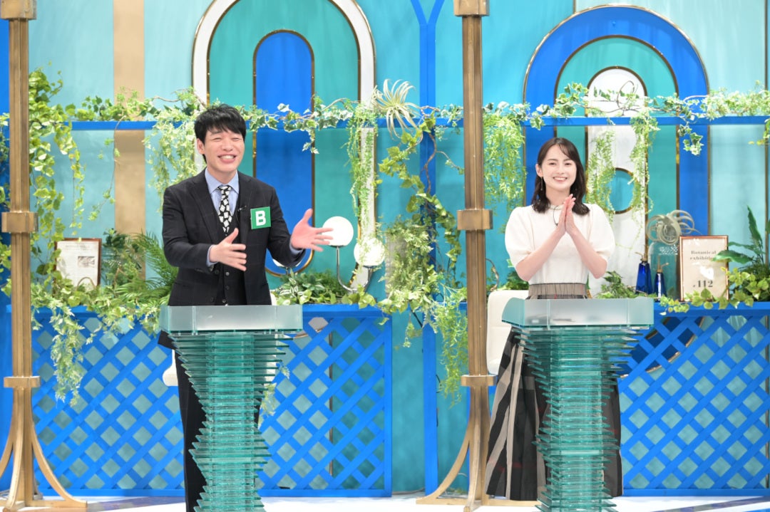 川島明、山本恵里伽アナウンサー（C）TBS