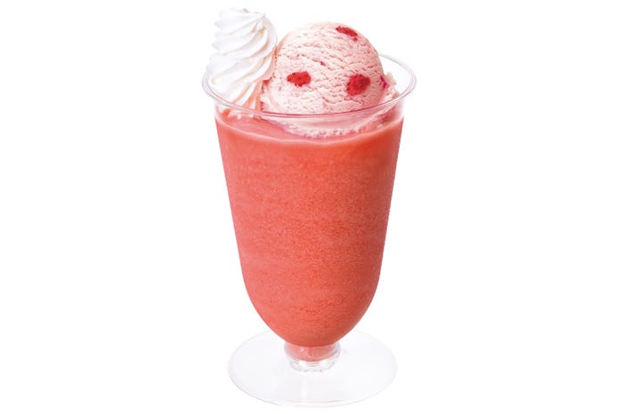 アイスクリームフロート ストロベリー/画像提供:サーティワンアイスクリーム