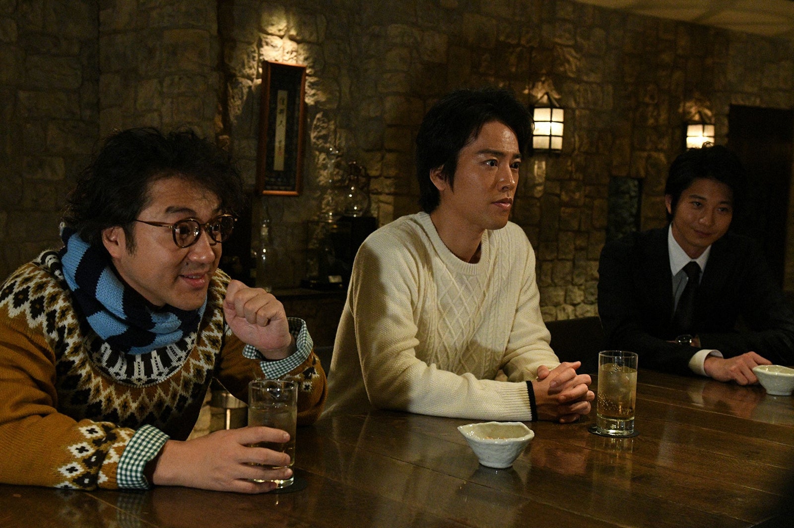 ムロツヨシ、桐谷健太、向井理／「きみが心に棲みついた」第5話より（C）TBS