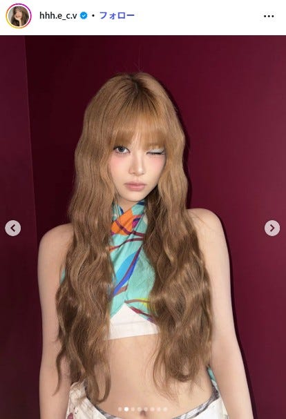 HONG EUNCHAE Instagramより