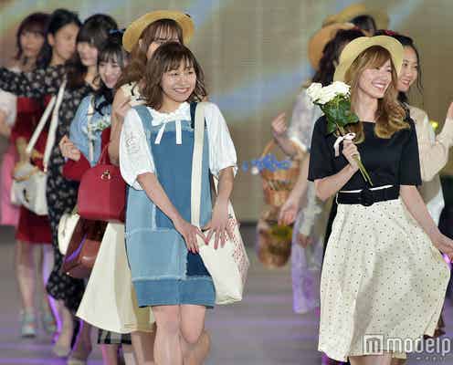 SKE48“ファッション選抜”が堂々ランウェイ 華やか春コーデで“モデル”の顔＜関コレ2017S／S＞