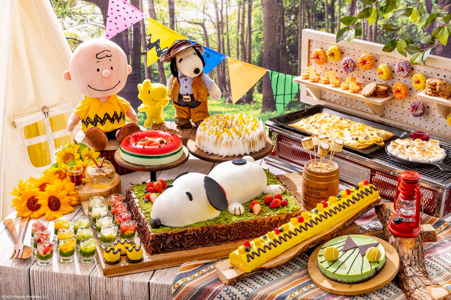 ヒルトン名古屋×PEANUTSが初コラボ「Snoopy’s Summer Camp」スイーツビュッフェ&アフタヌーンティー形式で登場