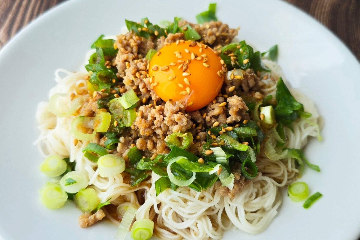 スタミナごま油そうめん