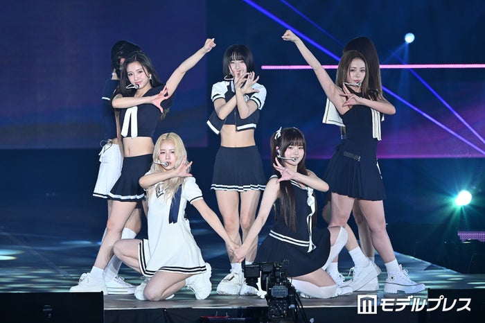 MADEIN「ガルアワ」初出演 可愛らしい給水タイムで歓声浴びる【GirlsAward 2024AW】