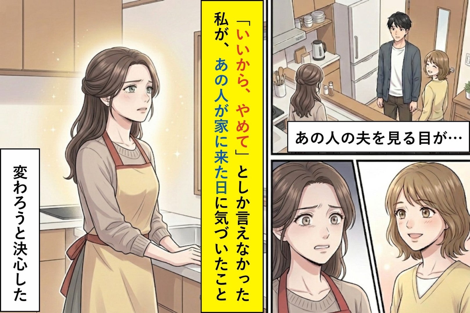 「いいから、やめて」としか言えなかった私が、あの人が家に来た日に気づいたこと