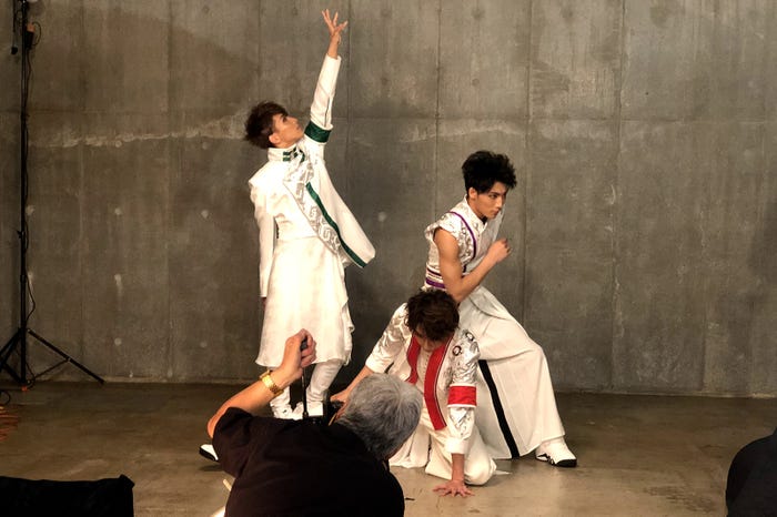 「KYOTO SAMURAI BOYS」ビジュアル撮影オフショット(提供写真)