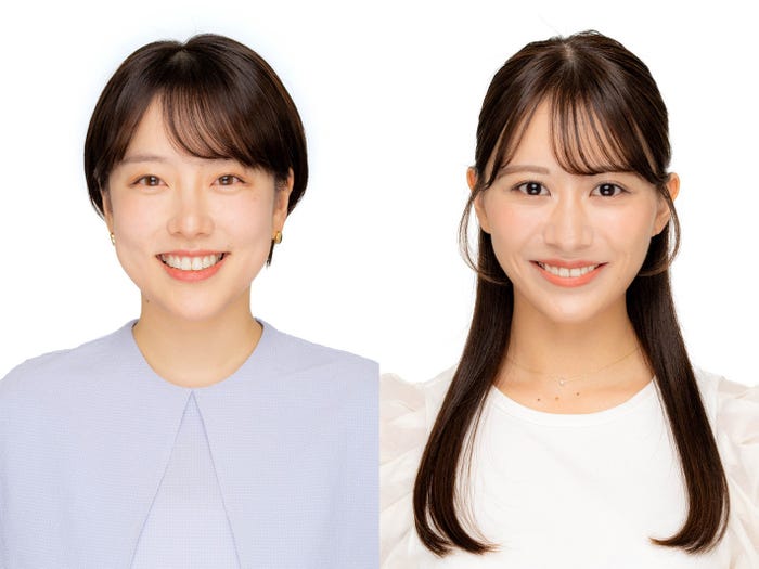 古旗笑佳テレビ東京アナウンサー、松澤亜海テレビ東京アナウンサー(C)テレビ東京