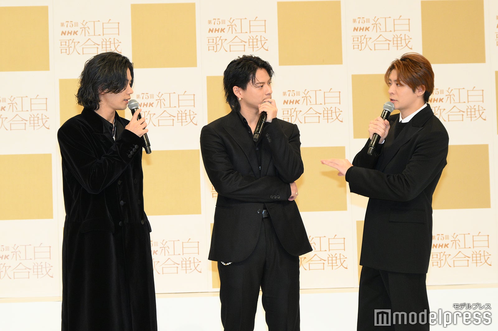 Number_i（左から）神宮寺勇太、平野紫耀、岸優太（C）モデルプレス