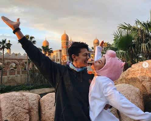 「テラハ」島袋聖南&石倉ノアカップル、ディズニーでキス寸前ラブラブショット「憧れる」「胸キュン」の声