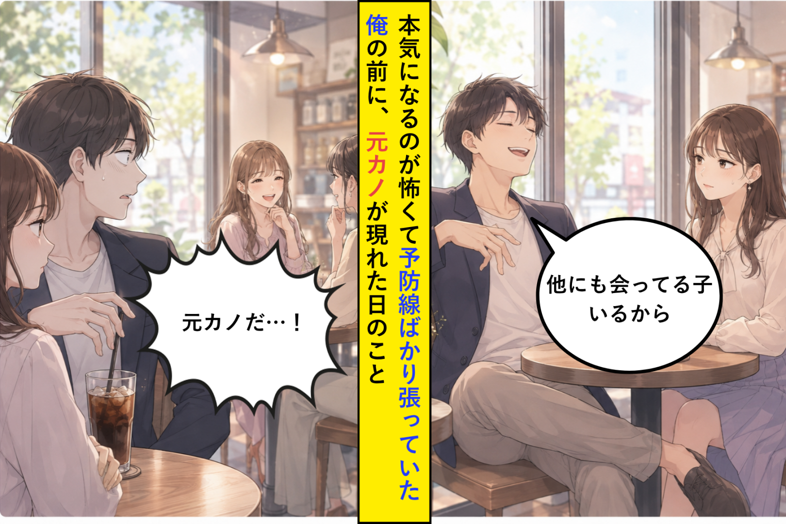 本気になるのが怖くて予防線ばかり張っていた俺の前に、元カノが現れた日のこと