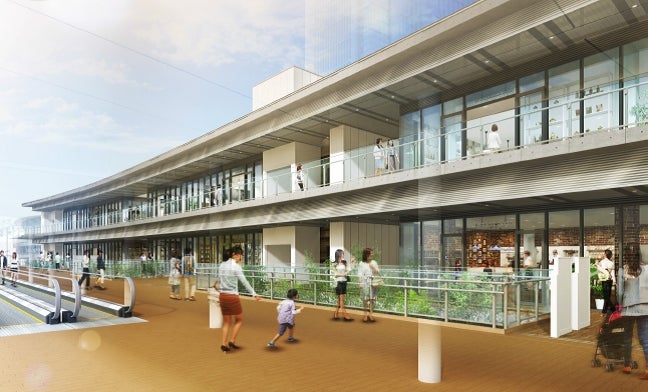 海老名駅前に新施設「テラス」開業、カフェやワインバル等グルメ中心の26店舗が集結