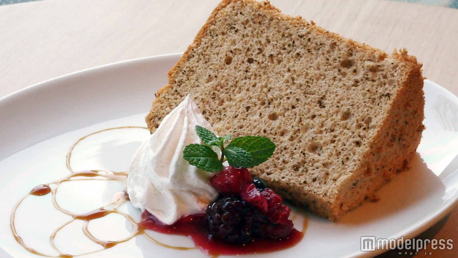 紅茶のシフォンケーキ／画像提供：Caffice