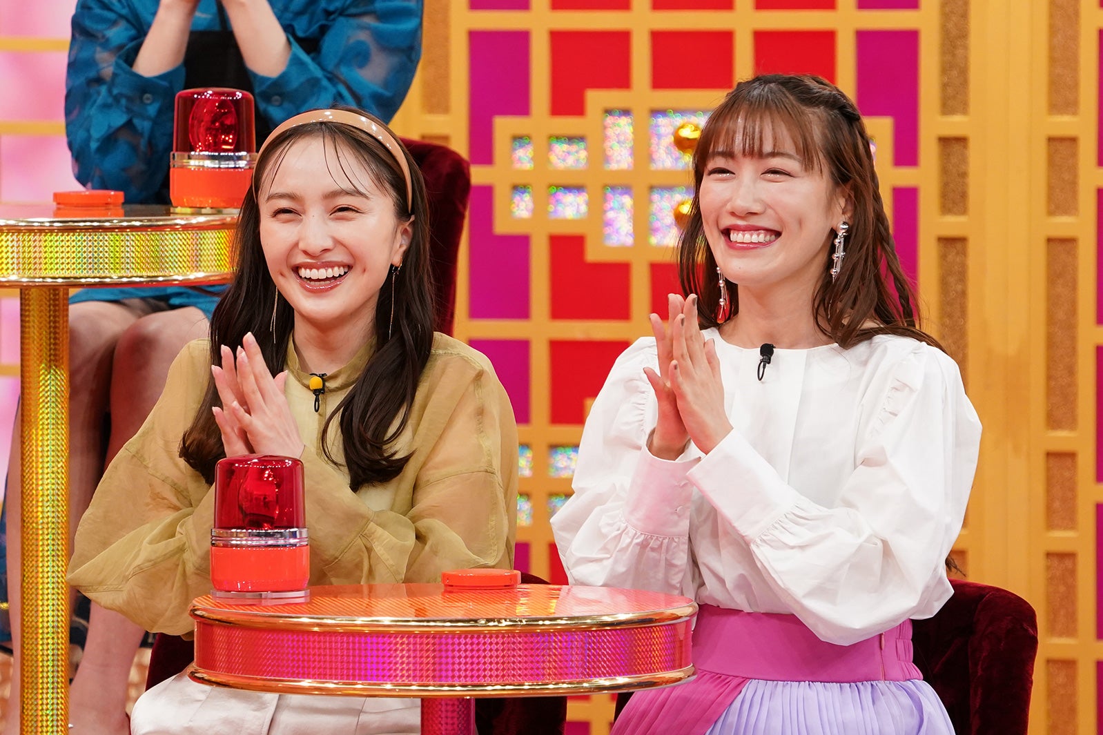 （左から）百田夏菜子、高城れに （C）日本テレビ