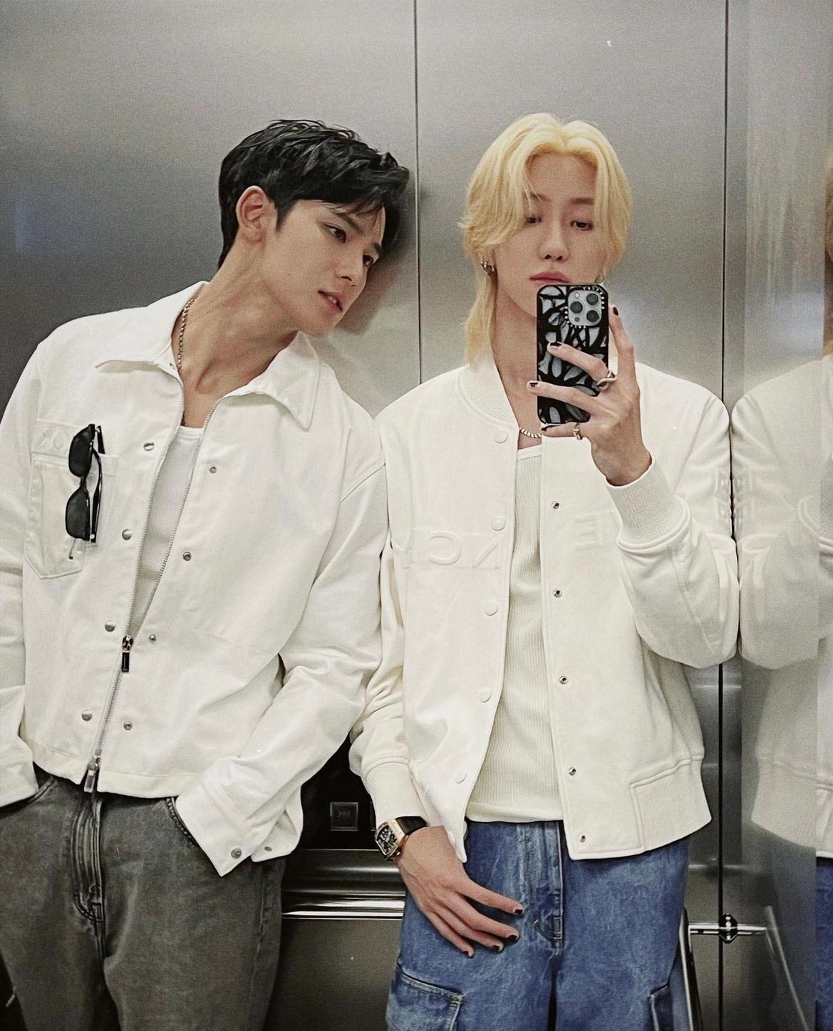 ミンギュ、ディエイト（THE 8）／ディエイト（THE 8）Instagramより