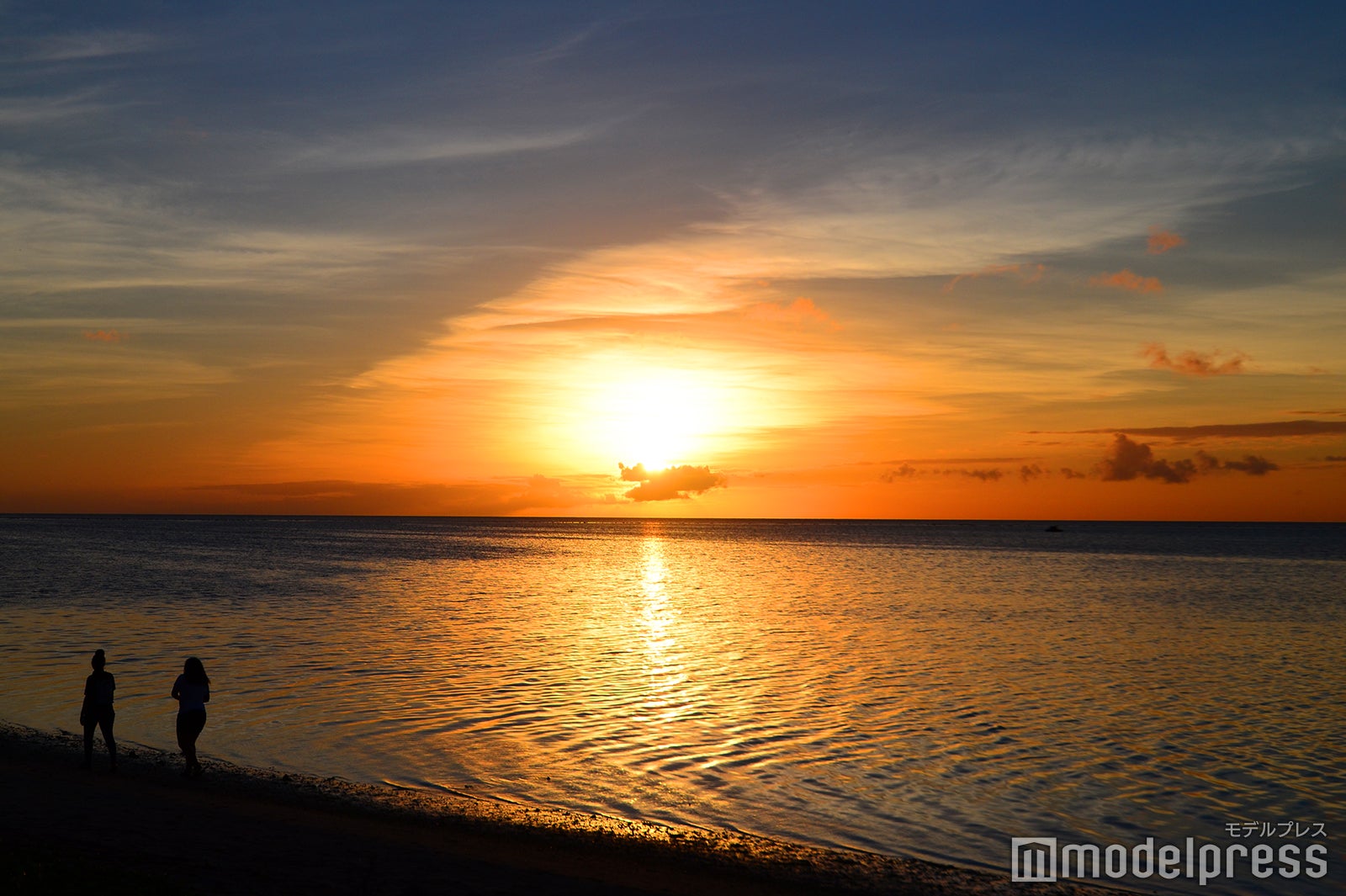 シビックセンタービーチパークの絶景サンセット（C）モデルプレス