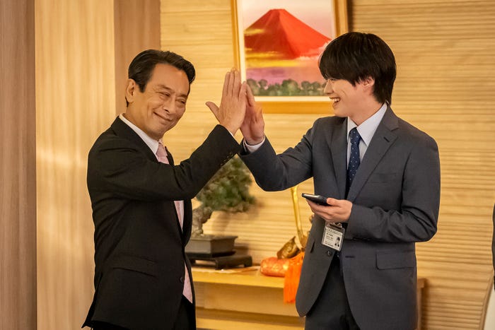 金田明夫、大橋和也「民王R」最終話(C)テレビ朝日