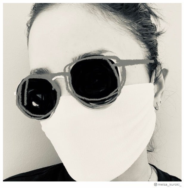 黒木メイサ、手作りマスク姿披露「赤西仁に見えた」の声