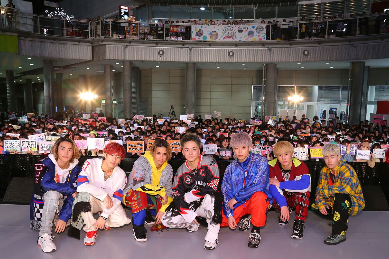 砂田将宏、深堀未来、海沼流星、日高竜太、加納嘉将、松井利樹、奥田力也（提供写真）