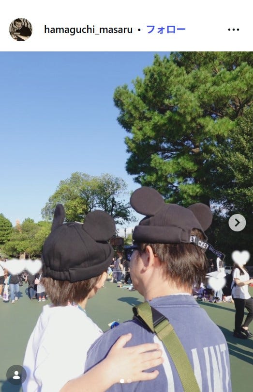 濱口優 Instagramより