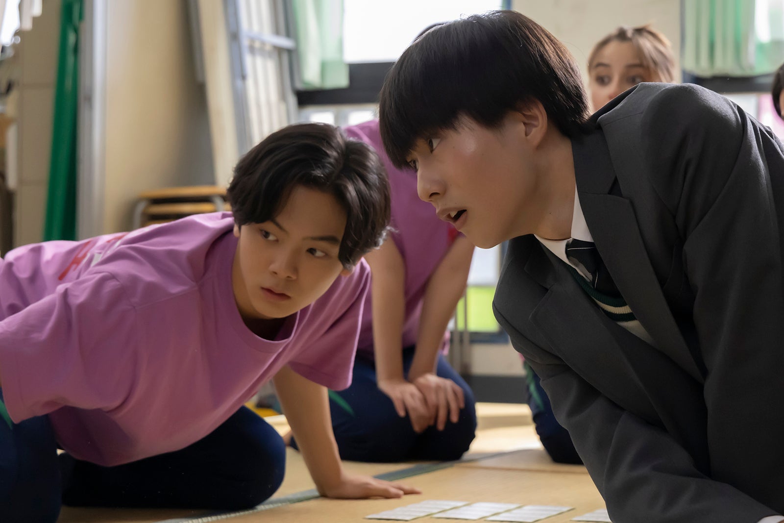 齋藤潤、坂元愛登「ちはやふる−めぐり−」第6話（C）日本テレビ