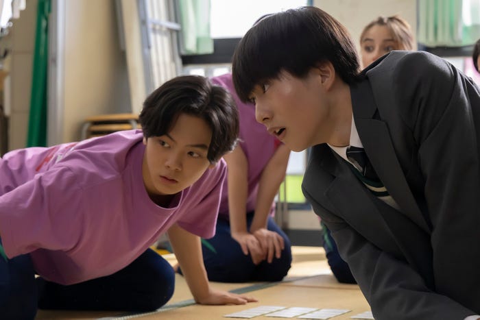 齋藤潤、坂元愛登「ちはやふる−めぐり−」第6話(C)日本テレビ