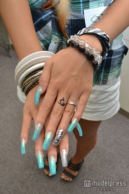 くろあいのネイル