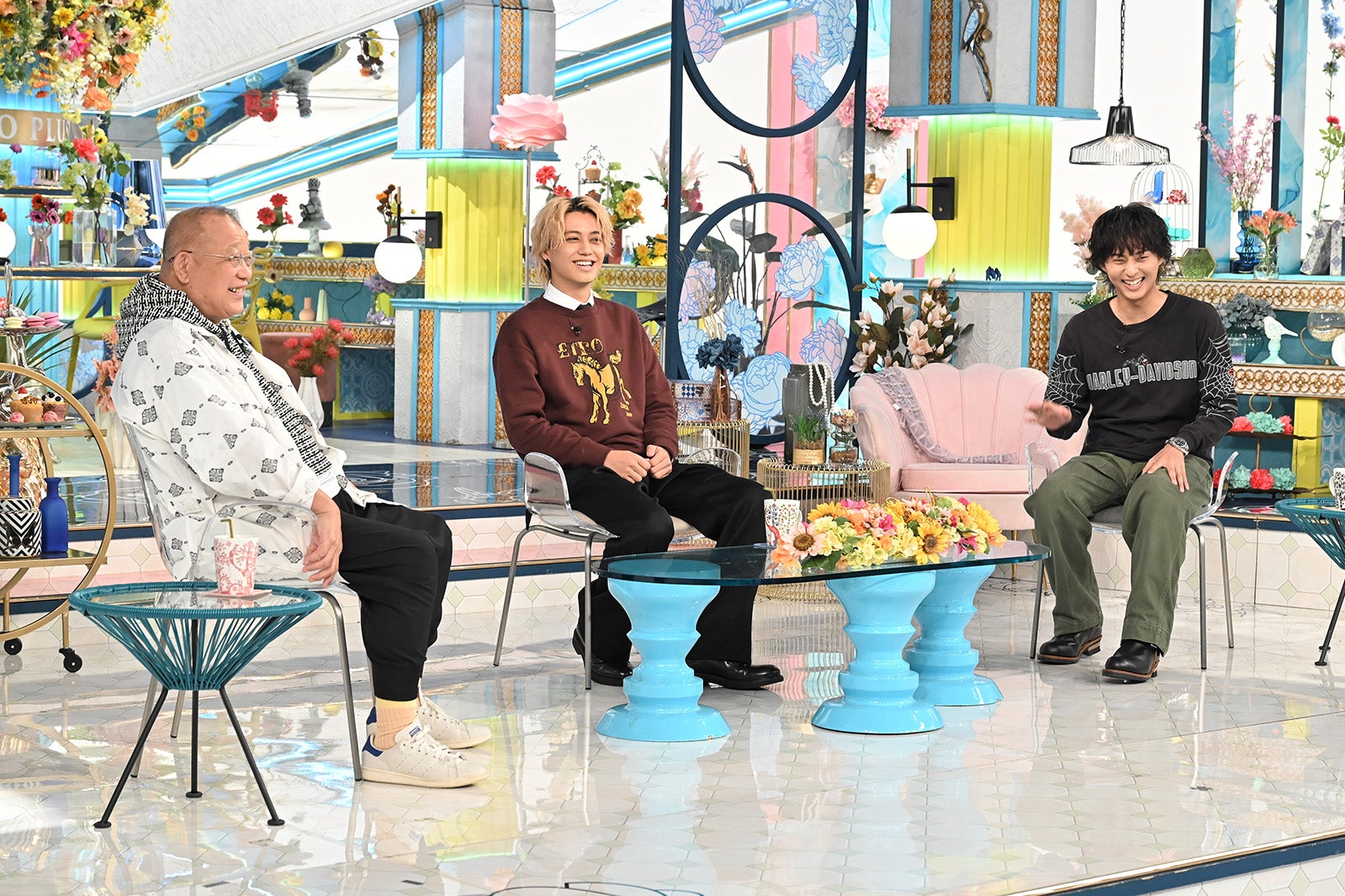 笑福亭鶴瓶、高橋海人、藤ヶ谷太輔「A-Studio＋」（C）TBS