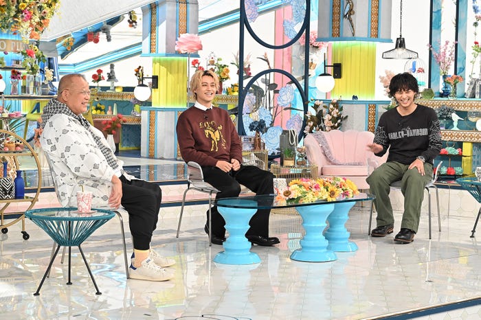 笑福亭鶴瓶、高橋海人、藤ヶ谷太輔「A-Studio+」(C)TBS