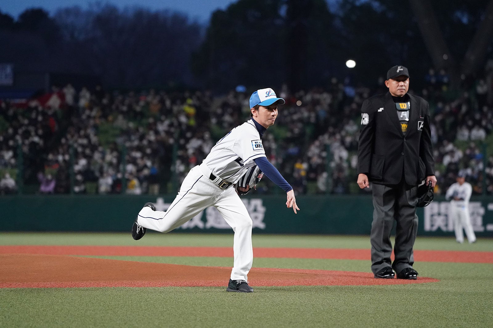 A.B.C-Z河合郁人、“ジャニーズ初”西武ライオンズ開幕戦始球式「マウンドを前にして立った瞬間は頭が真っ白」