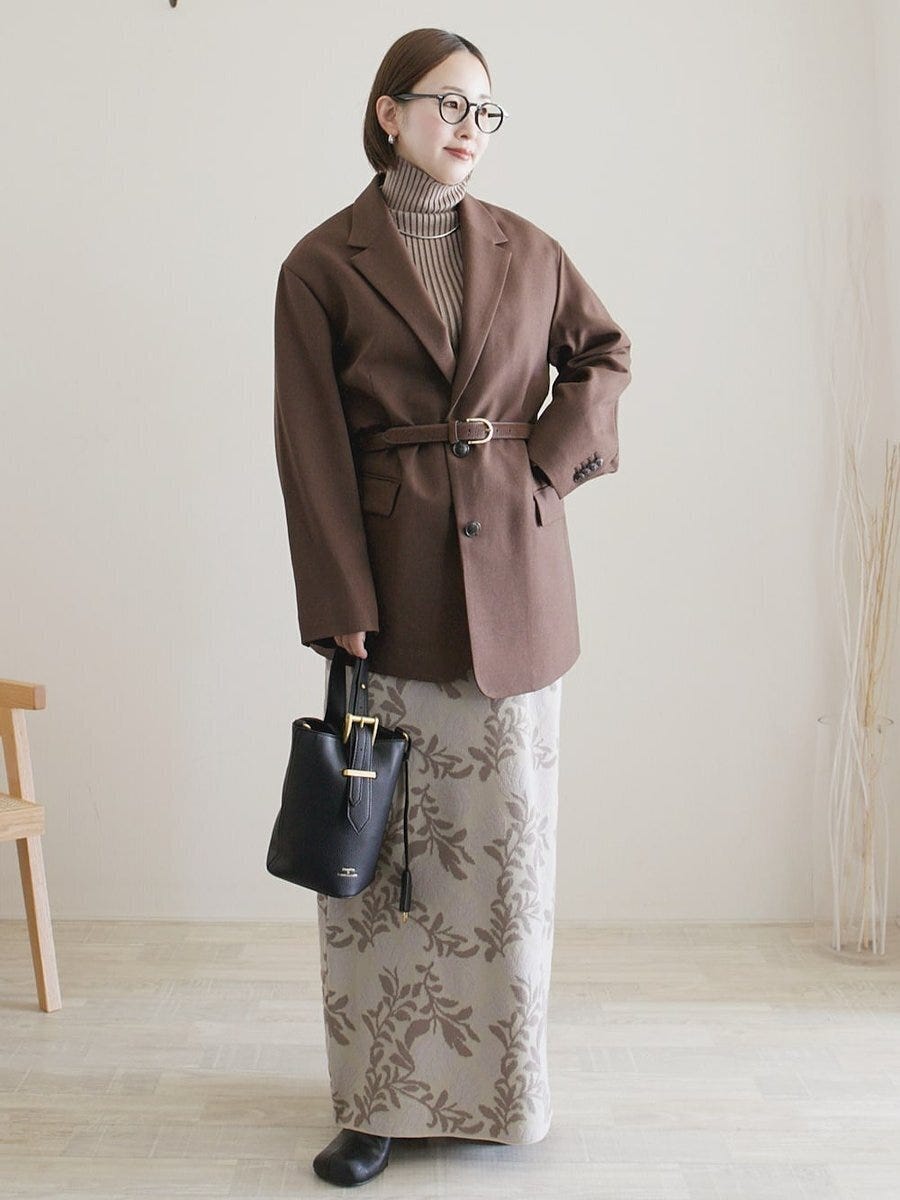 ブラウンコーデ5