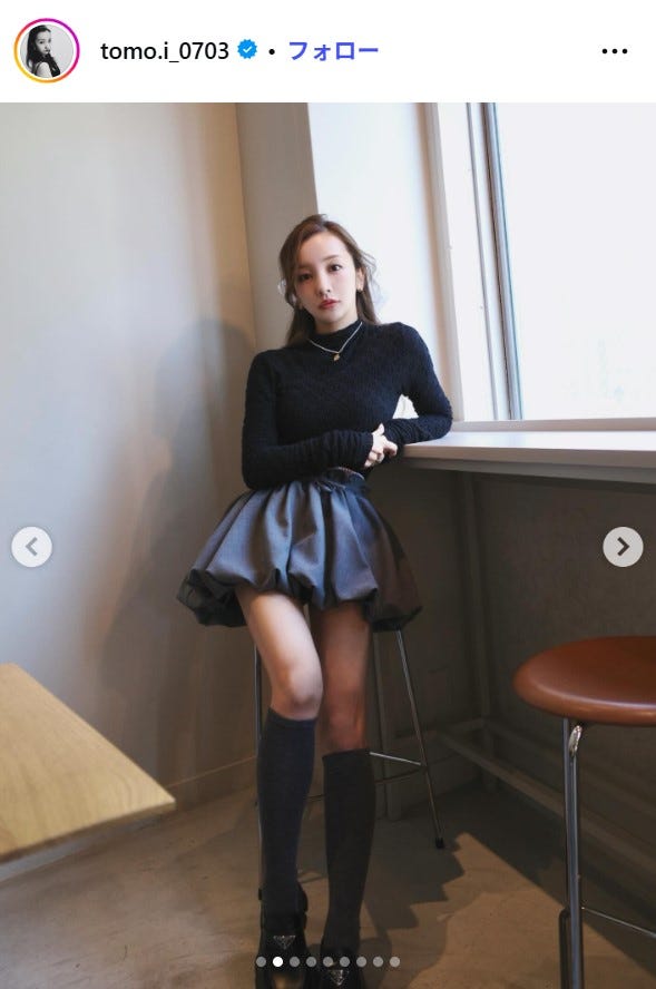 板野友美Instagramより