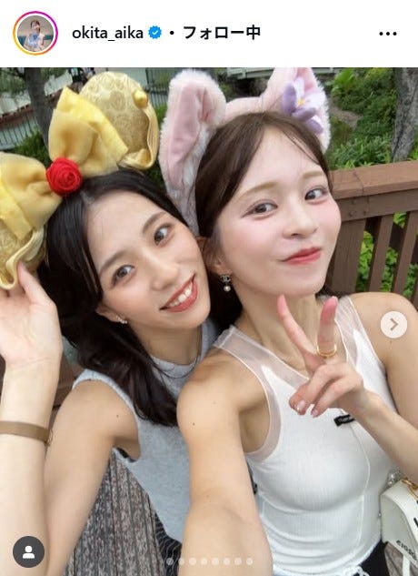 沖田愛加アナInstagramより