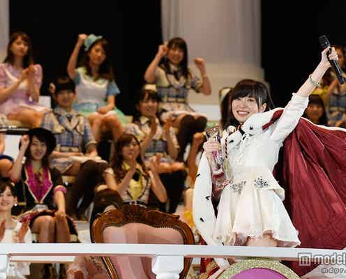 指原莉乃、史上最多の投票数で“女王”に返り咲き 涙で喜びの心境を語る「まさか…」<第7回AKB48選抜総選挙>