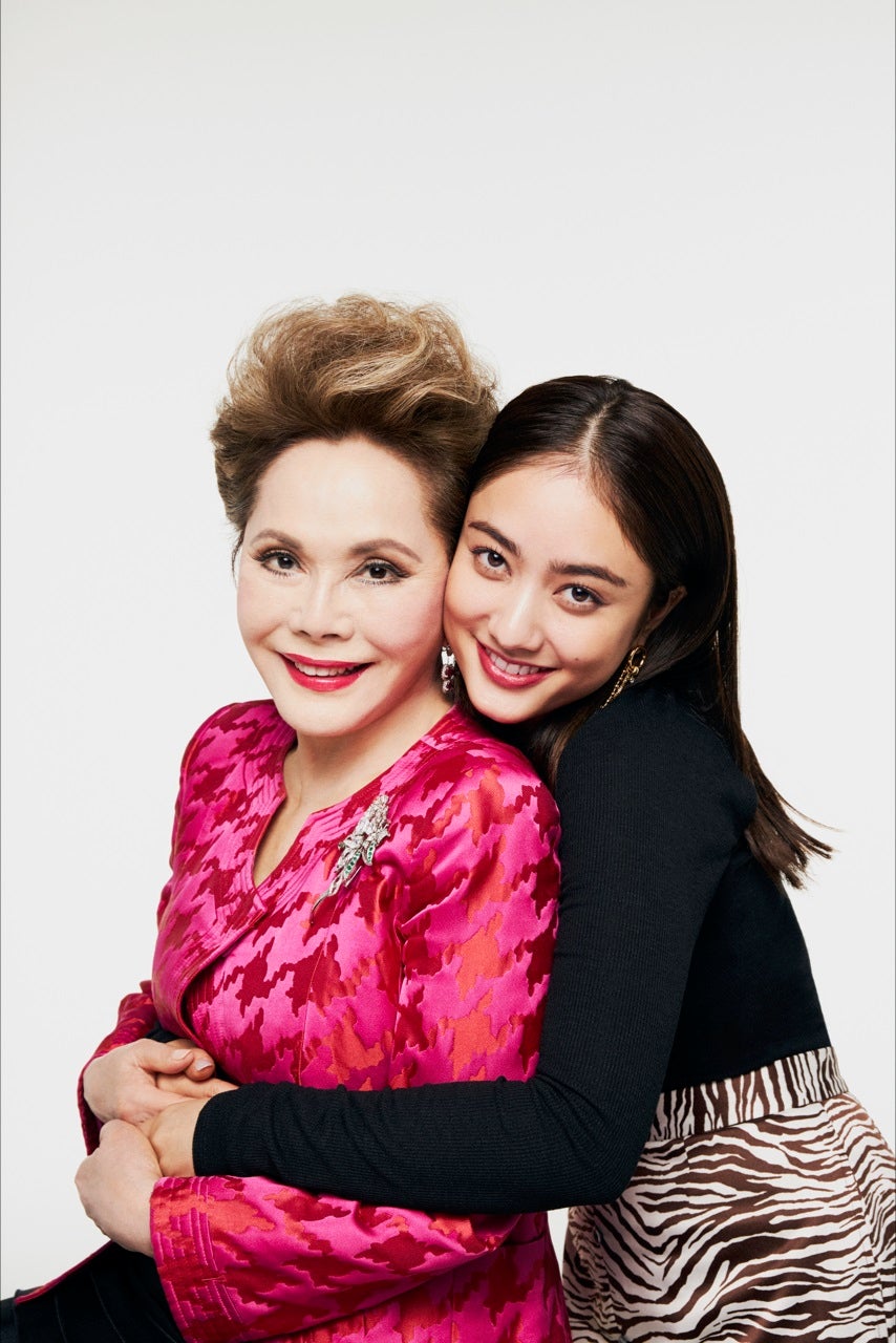 デヴィ夫人、谷まりあ／「ViVi」4月号（講談社、2月22日発売）